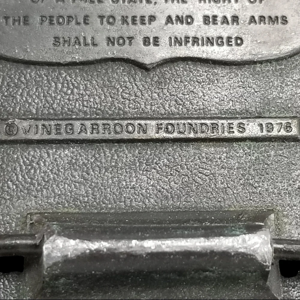 Bergamot Brass Works Second Amendment Belt Buckle Our American Heritage Eagle 76